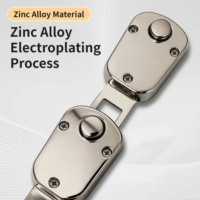Belt Extender | Zinc Alloy Buckle Clip | Universal Fit 2-Pack - Thumbnail 3