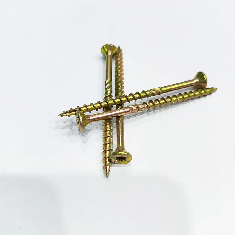 M4-M8 Concrete Screws | Countersunk Head, Knurled | Anti-Cracking Wood Structure