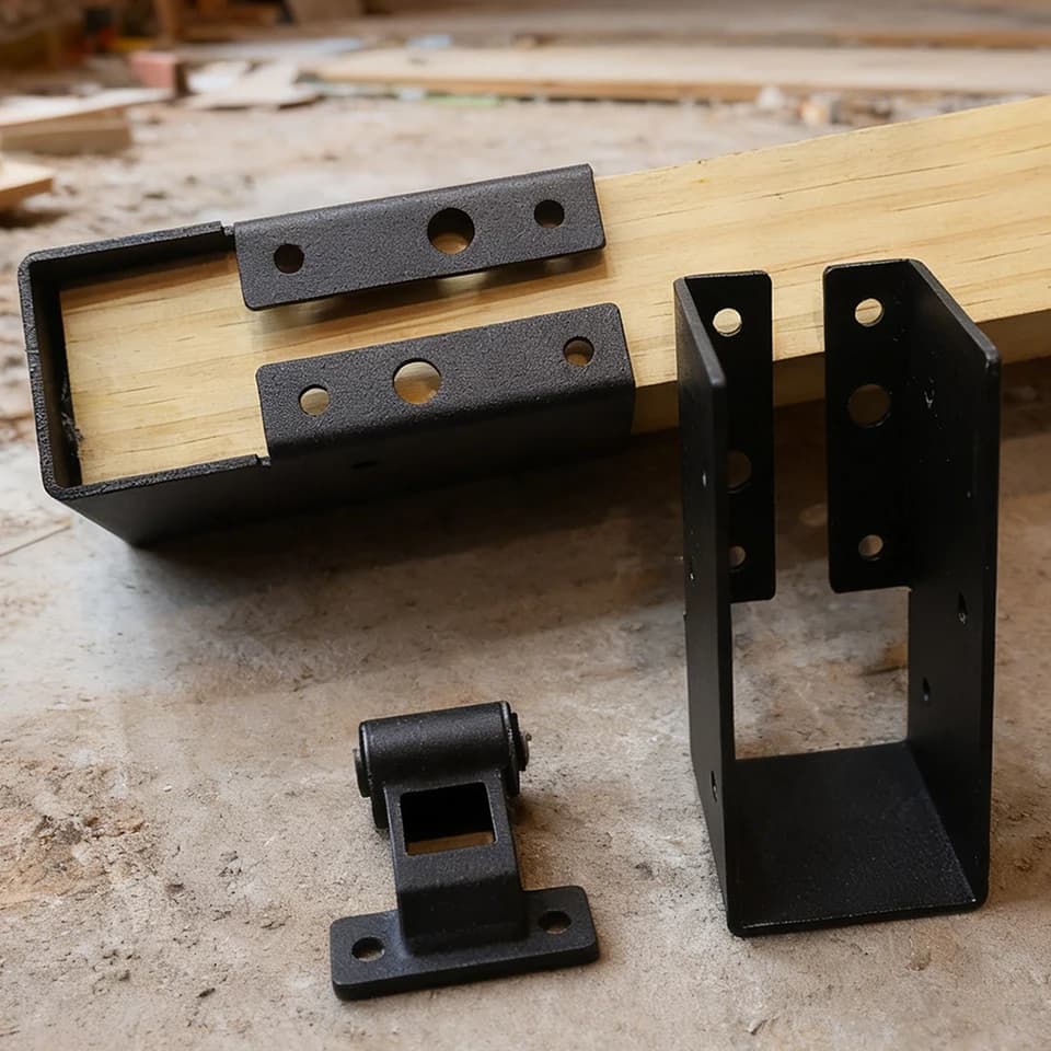 Joist Hangers | Concealed Flange Connectors | Heavy Duty Steel Brackets - Thumbnail 2