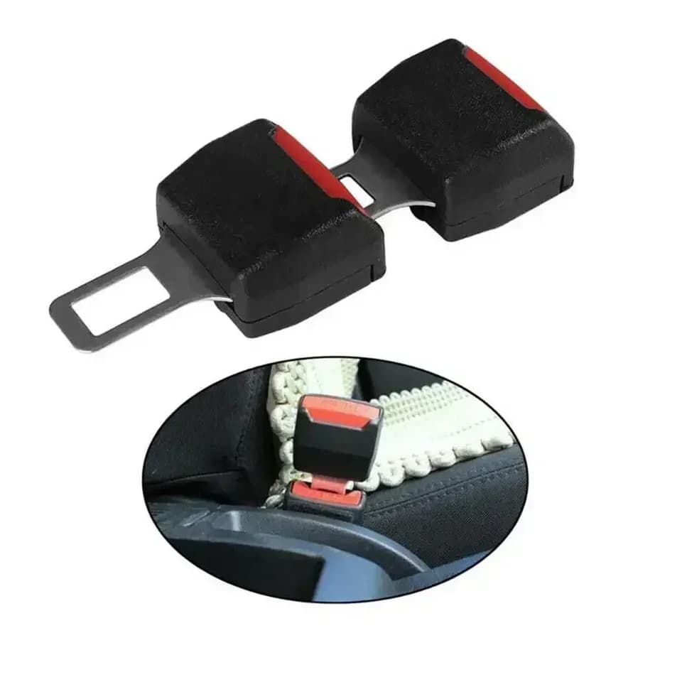 Belt Extender | Rigid Buckle Lock for Added Length | Fits Baby Car Seats - Thumbnail 3