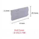 End Cover D-ST2.5-TW
