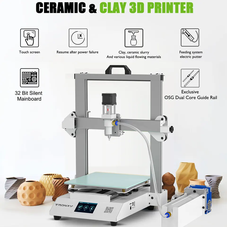 Tronxy Moore 2 Pro 3D Printer | Dual Core Guide Rail | Silent 32-Bit Mainboard - Thumbnail 5