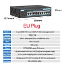 8POE 2Uplink 100m