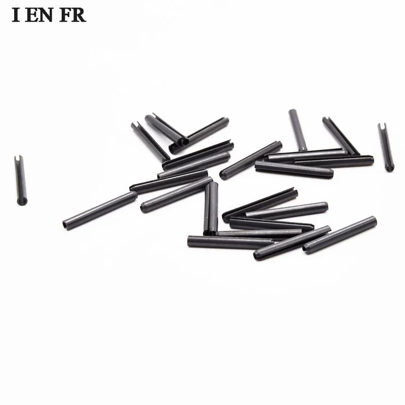 Black Steel Spring Split Pins | GB879 M1.5-M12 | Elastic Cylindrical Dowel - Thumbnail 2
