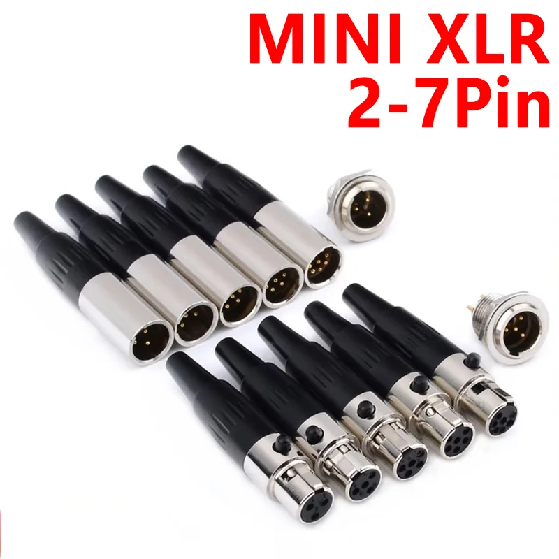 XLR Aviation Connector | 3-Pin Male & Female Plug | Microphone Audio Socket - Thumbnail 6