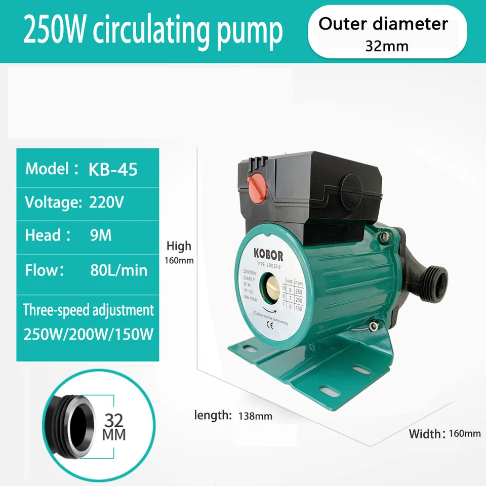 Conditioner Condensate Pump | Quiet Hot Water Circulator | 100W-320W - Thumbnail 5