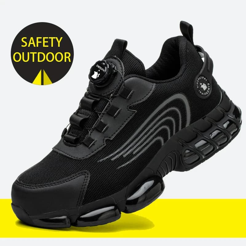 Steel Toe Cap Shoes | Slip-on, Puncture & Impact Resistant | Industrial Workwear - Thumbnail 4