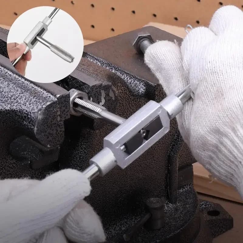 Tap and Die Set | M3-M12 Threading Kit | Straight & Tapered Reamers - Thumbnail 7