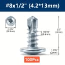 4.2x13mm (8x1-2)
