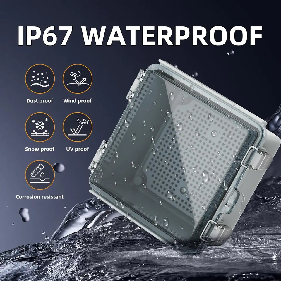 Weatherproof Junction Box | IP67 Outdoor Enclosure | Electrical Network Box - Thumbnail 3
