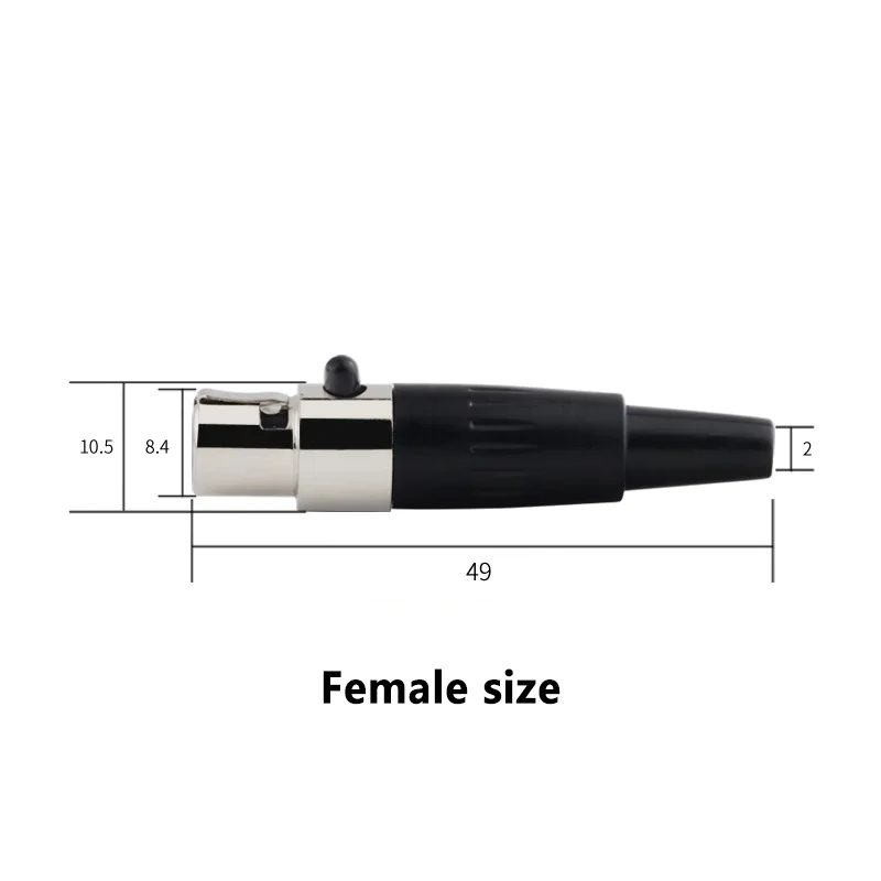 XLR Aviation Connector | 3-Pin Male & Female Plug | Microphone Audio Socket - Thumbnail 3