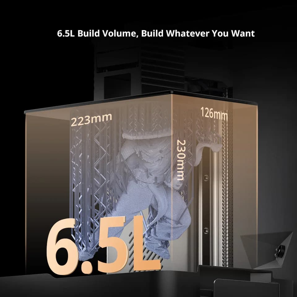 ANYCUBIC Photon P1 14K 3D Printer | Leveling-Free Resin | 223x126x230mm Build - Thumbnail 6
