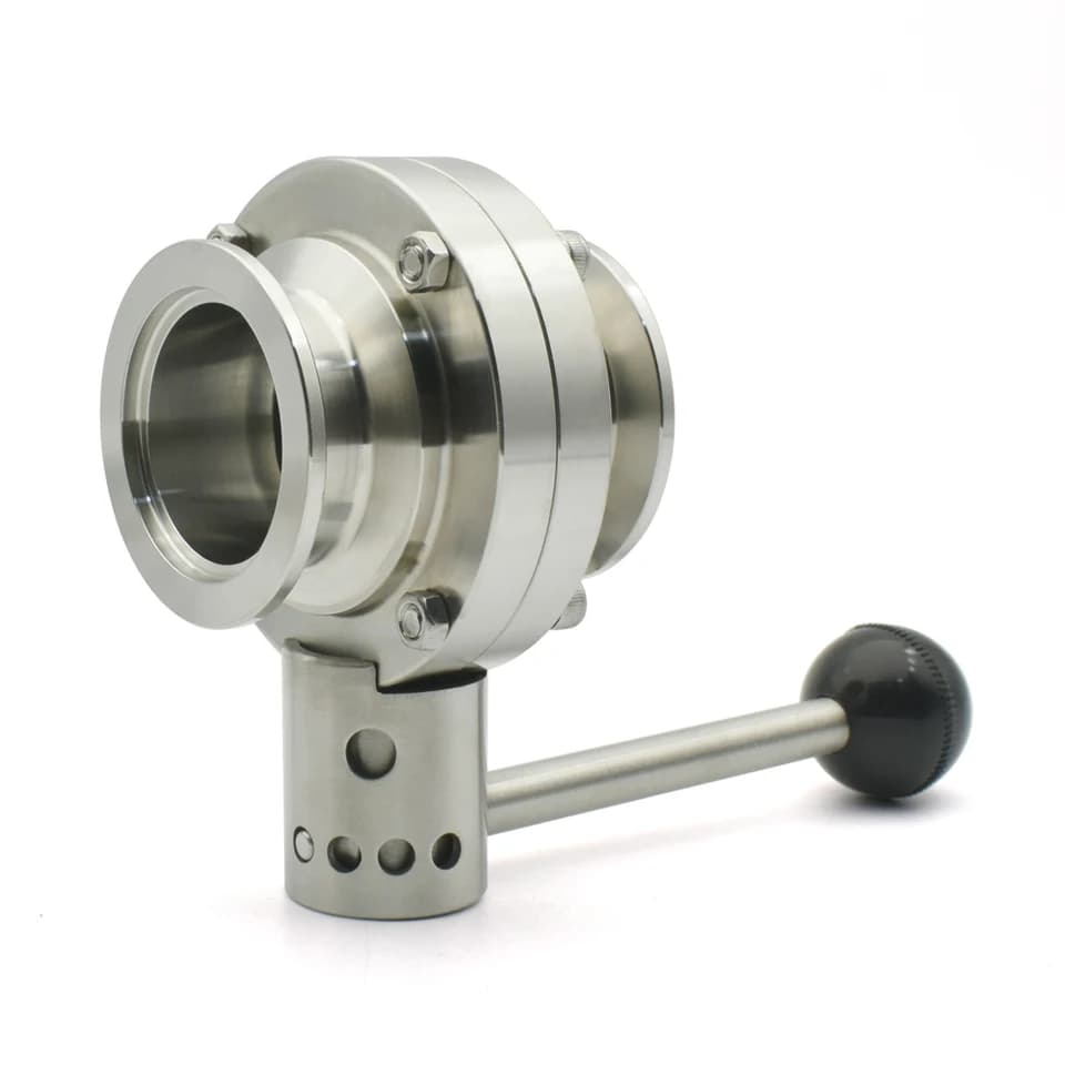 KF Vacuum Gate Valve | SS304 Industrial Stop Control | Manual Butterfly - Thumbnail 6