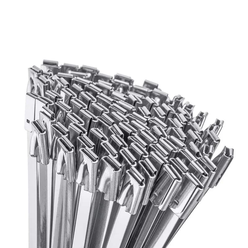 Wall Ties for Exhaust Wrap | 7.9mm Coated Steel Ties | 100pc - Thumbnail 3