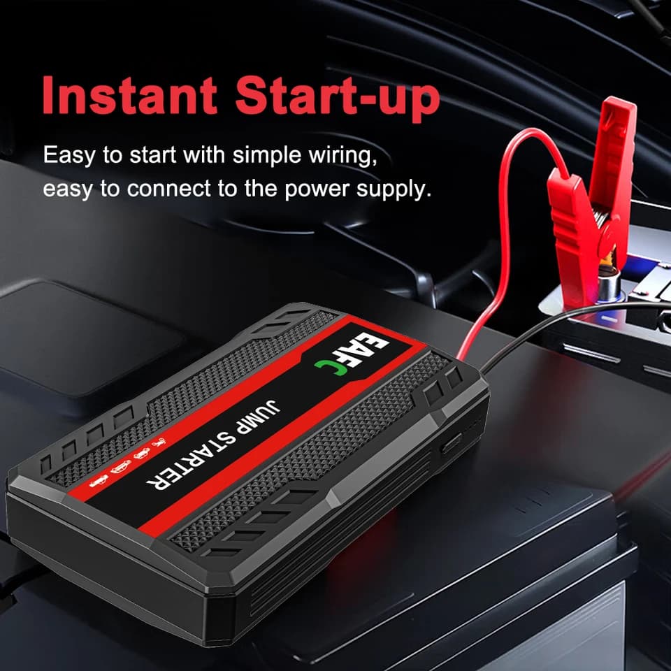 Jump Starter Power Bank 600A | Portable 12V Auto Starting Device | For Petrol Vehicles - Thumbnail 3