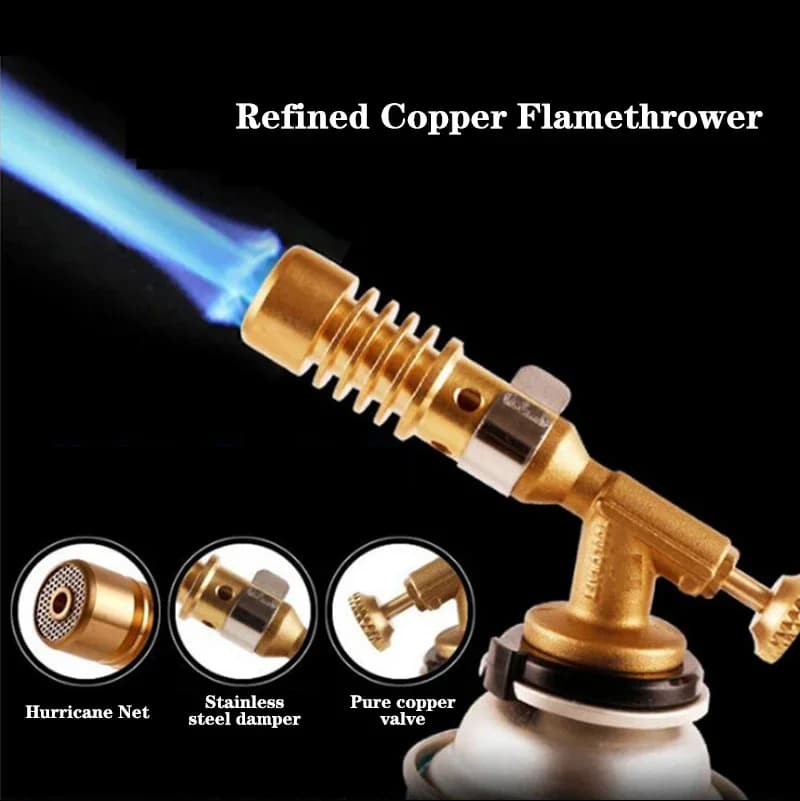 Blow Torch | Auto-Ignition Butane Gas Burner | Soldering & Camping - Thumbnail 4