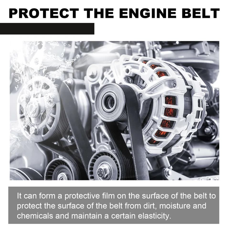 Car Brake Cleaner Spray | Belt Silencer & Lubricant 100ml | Rubber Seal Softening - Thumbnail 2