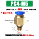 10PCS PC4-M5