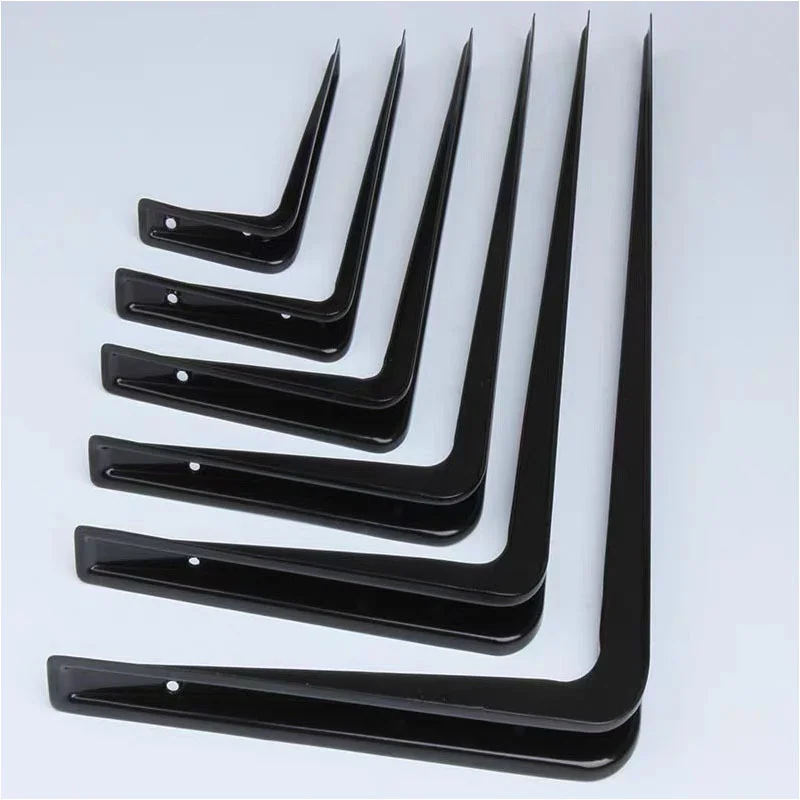 Heavy Duty L Brackets | Black Steel Shelf Supports | Industrial & Garage Shelving - Thumbnail 6