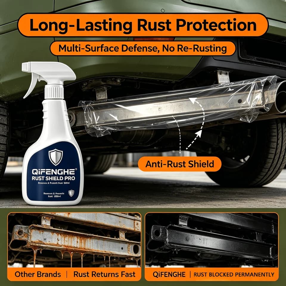 500ml Car Rust Converter Spray | Fast Acting Multi-Surface Cleaner | No Damage, No Residue - Thumbnail 4