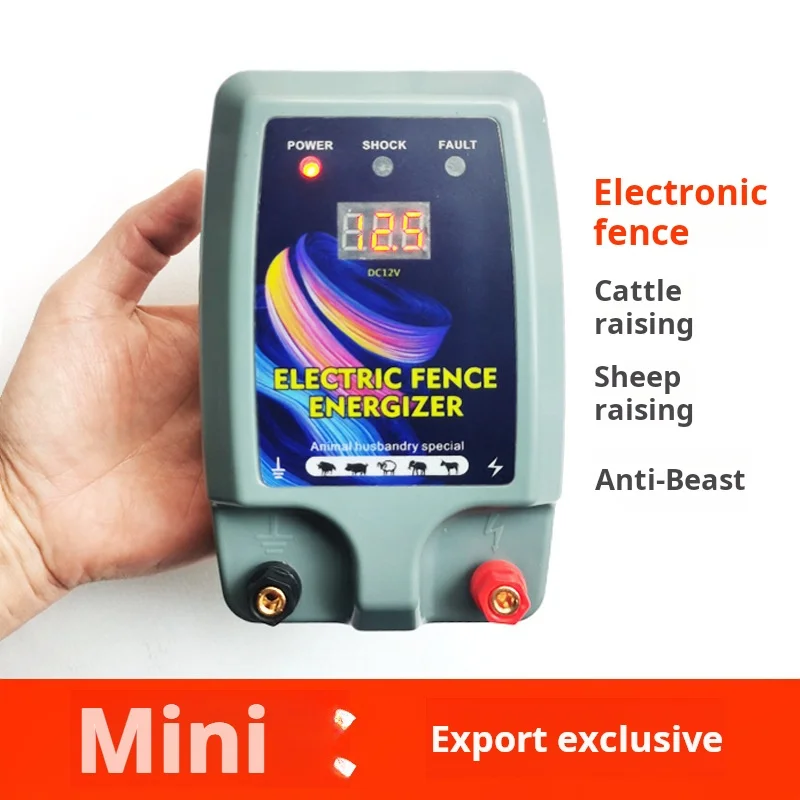 5km Electric Fence Energiser 12KV High Voltage | Poultry & Livestock Controller | Farm Animal Fencing - Thumbnail 6
