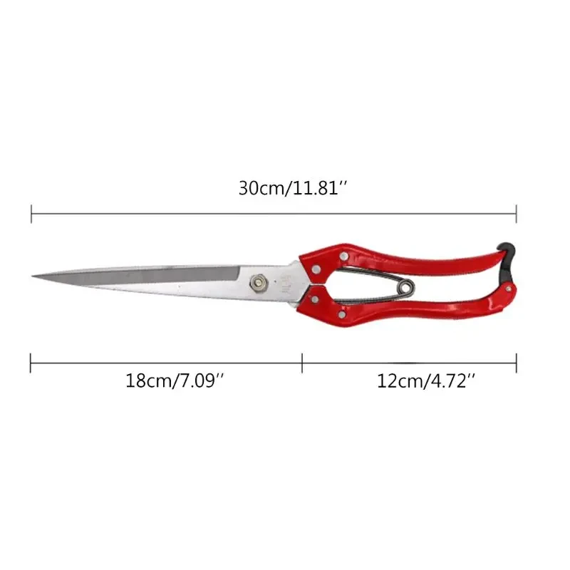 Sheep Shears | Spring-Loaded Manganese Steel Blades | Farm & Pet Shearing Tool - Thumbnail 6