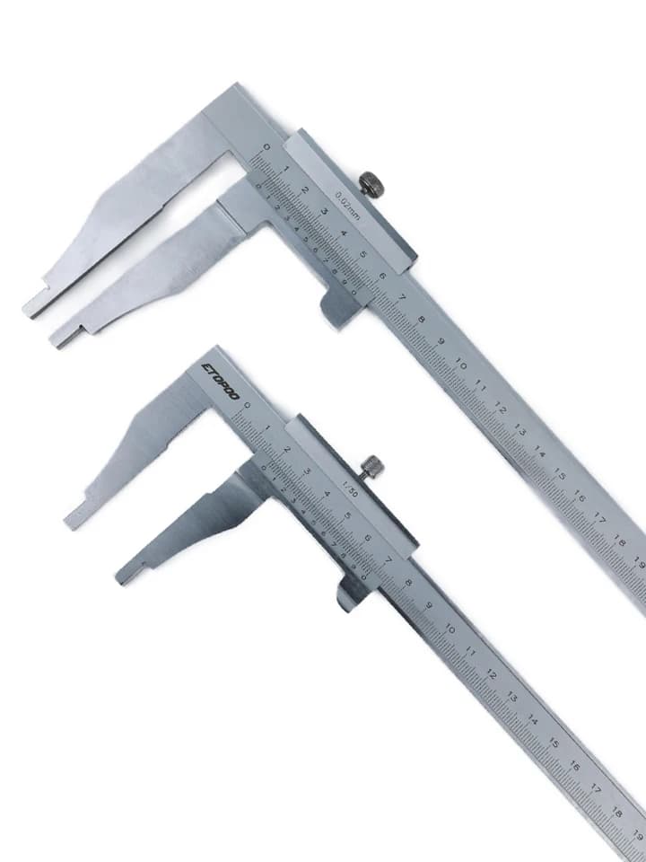 Heavy-Duty Vernier Caliper | 0-200mm Measurement | 60mm Long Nib Jaws - Thumbnail 3