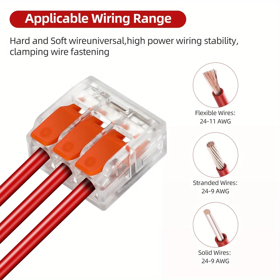 Flexible Tap Connector | 28-12 AWG | 2/3/4/5 Port Quick Connectors - Thumbnail 7