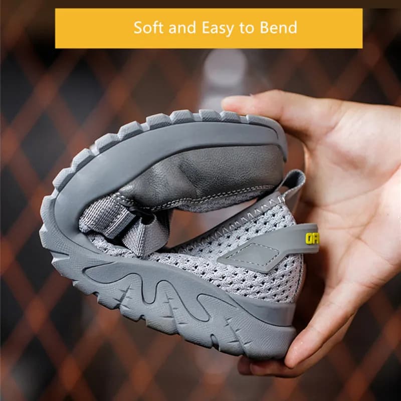 Lightweight Steel Toe Cap Boots | Breathable & Puncture-Resistant | Summer Work Trainers - Thumbnail 7