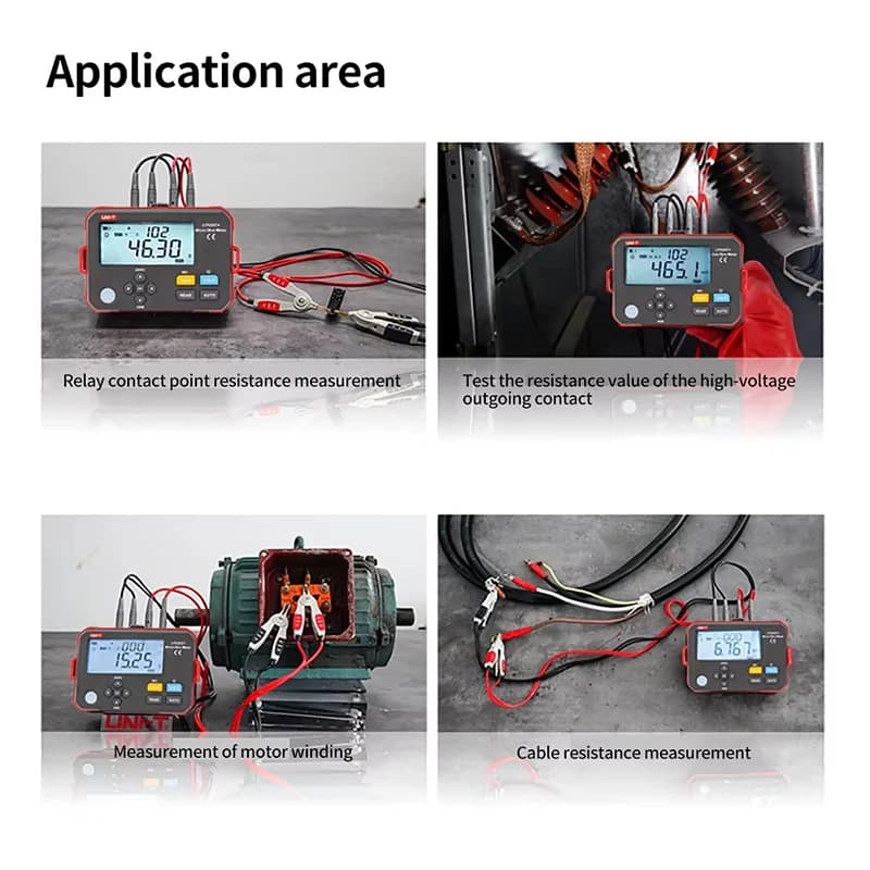 UNI-T UT620C Plus Micro Ohmmeter Proving Unit | 0.001mΩ-300kΩ Low Resistance Tester | Auto/Manual Range - Thumbnail 2