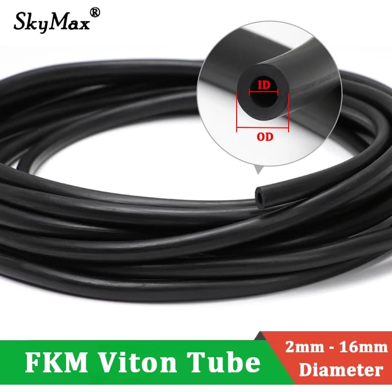 Hose Pipe for Washing Machine | FKM Viton Tubing | High-Temp & Oil Resistant - Thumbnail 2