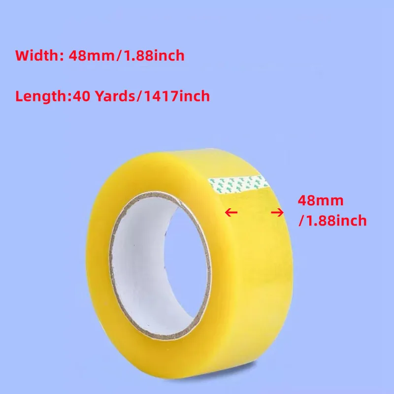 Clear Packing Tape | 5 Rolls x 40 Yards | Heavy Duty Box Shipping Tape - Thumbnail 4