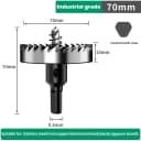 70mm 1PCS