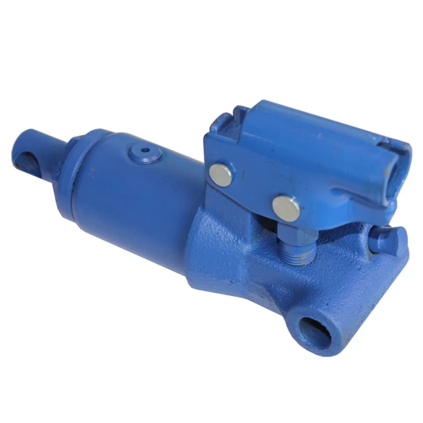 2-ton hydraulic jack oil pump assembly with piston, cylinder, and pump body for maintenance and repair of horizontal floor jacks.