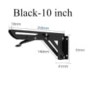 10 inch-2pcs black