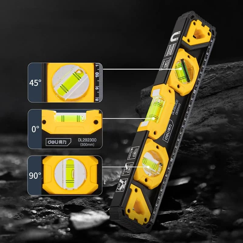 High Precision Spirit Level | Strong Magnetic | Anti-drop Aluminium - Thumbnail 8