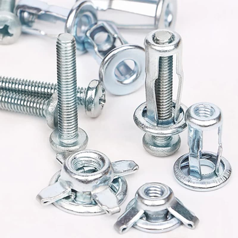 Concrete Screws | Petal Jack Nuts M4-M8 | Corrosion-Resistant Fasteners