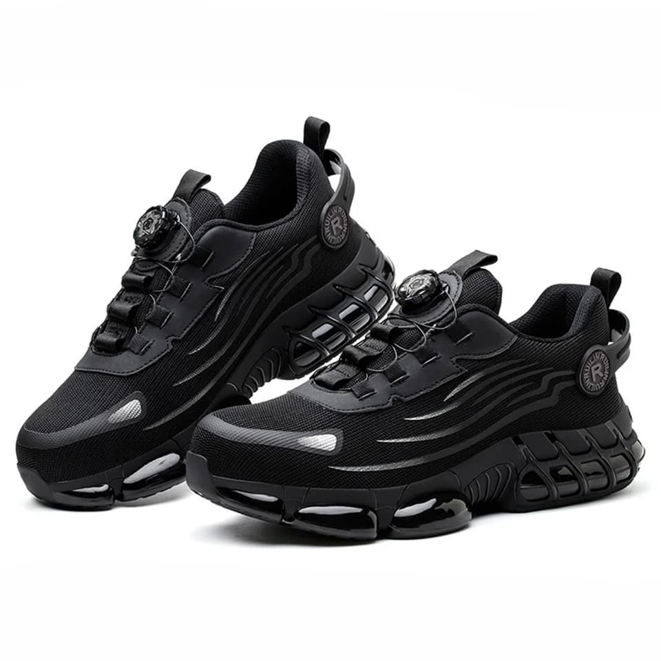 Steel Toe Cap Safety Boots | Slip Resistant Work Shoes | Men's Tough Sneaker - Thumbnail 7