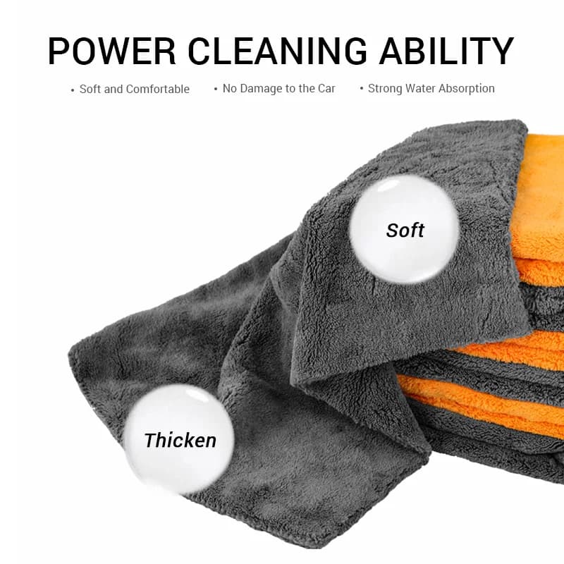 Microfiber Glass Cloths 40x40cm | Streak-Free Shine | Car & Home Cleaning - Thumbnail 4