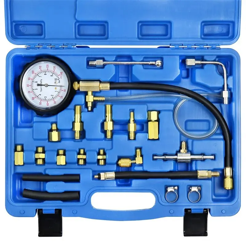 Pressure Gauge Tester Kit | 140PSI Injector Pump Tool | Automotive Gas - Thumbnail 6