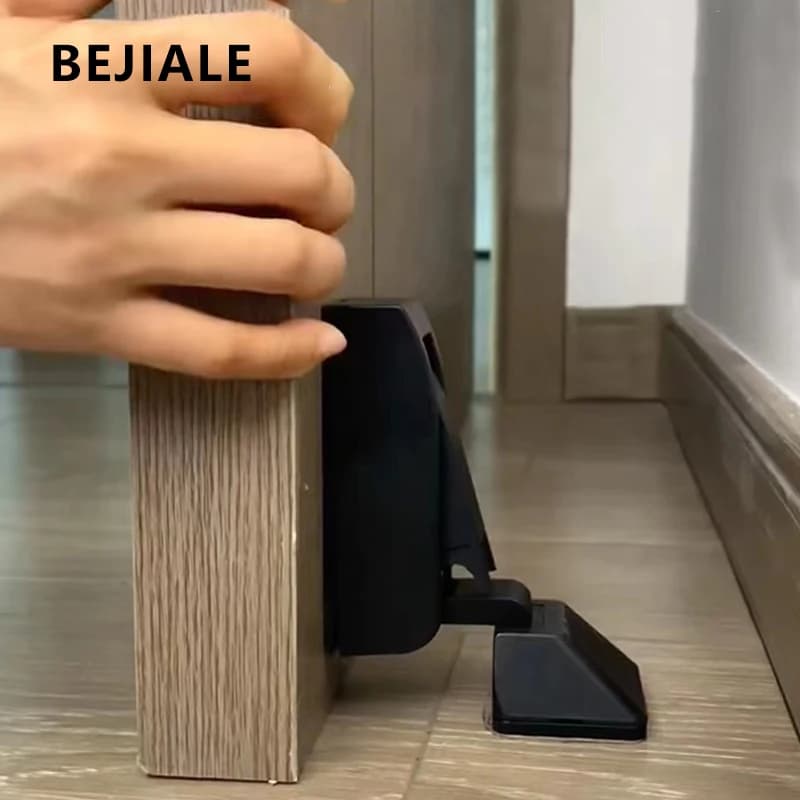 Rubber Door Stopper | Hydraulic Damping Floor Suction | No-Punch Windproof Anti-Collision - Thumbnail 3