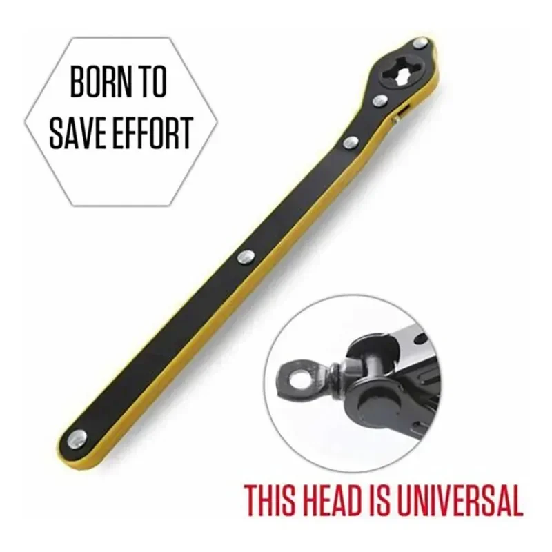 Scissor Jack Lift Car & Ratchet Wrench | Heavy Duty Tyre Lift | Garage/Roadside - Thumbnail 3