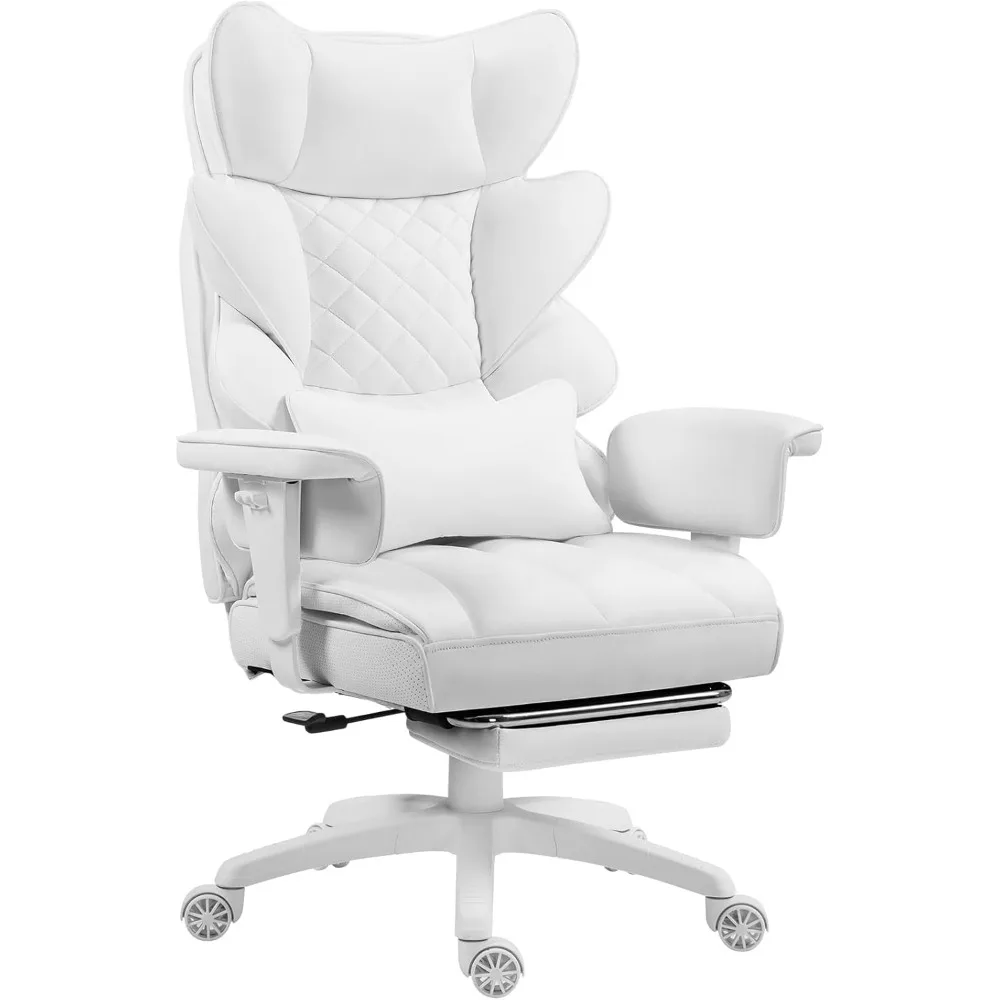Back Office Chair for Big & Tall | Computer Gaming Chair | Adjustable Armrests & Lumbar