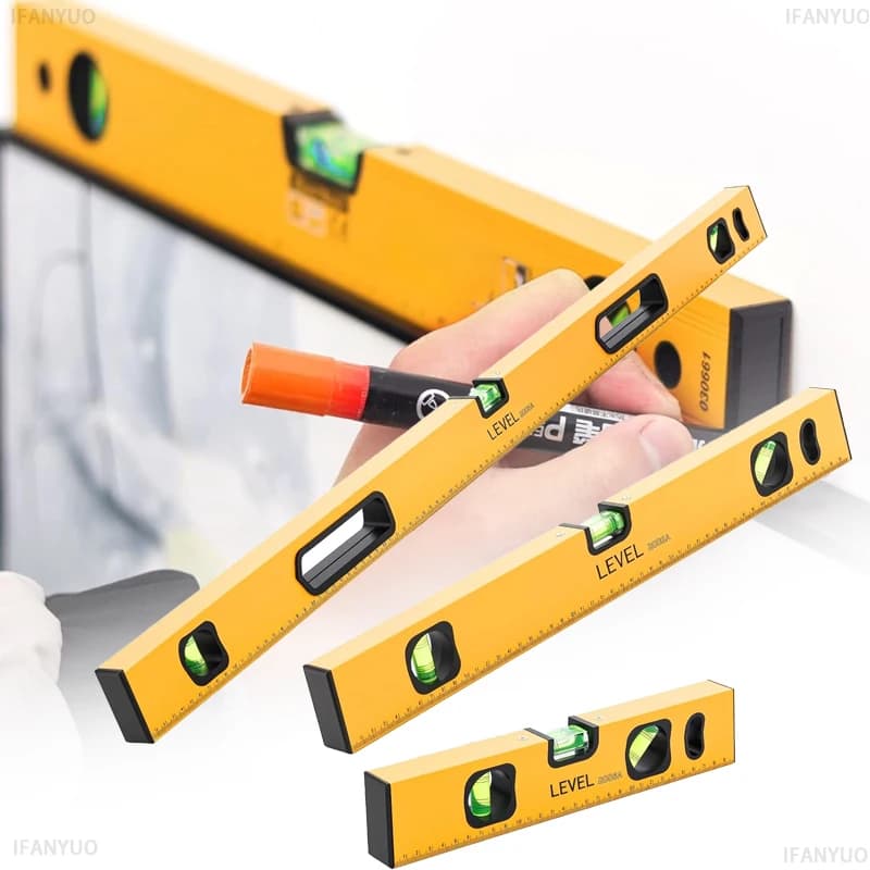 Solid Magnetic Spirit Level | Cast Aluminium | 300-600mm Multi-Size - Thumbnail 3