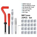 25pcs M8x1.0