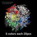 100pcs 5 Colors Kit