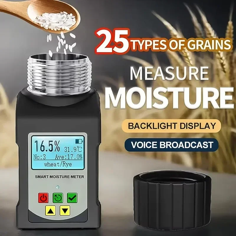 Grain Moisture Meter | 25 Crops, Data Logging | IP54 Waterproof - Thumbnail 5