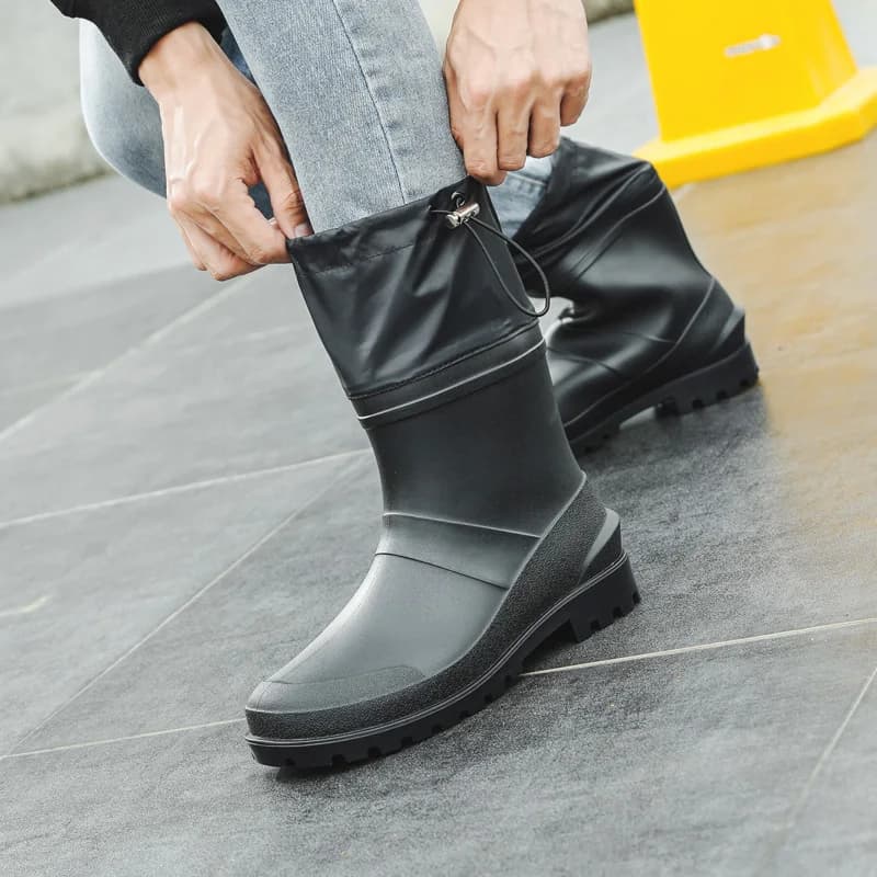 Men's Safety Wellington Boots | Anti-Slip PVC | Garden & Industrial Use - Thumbnail 5