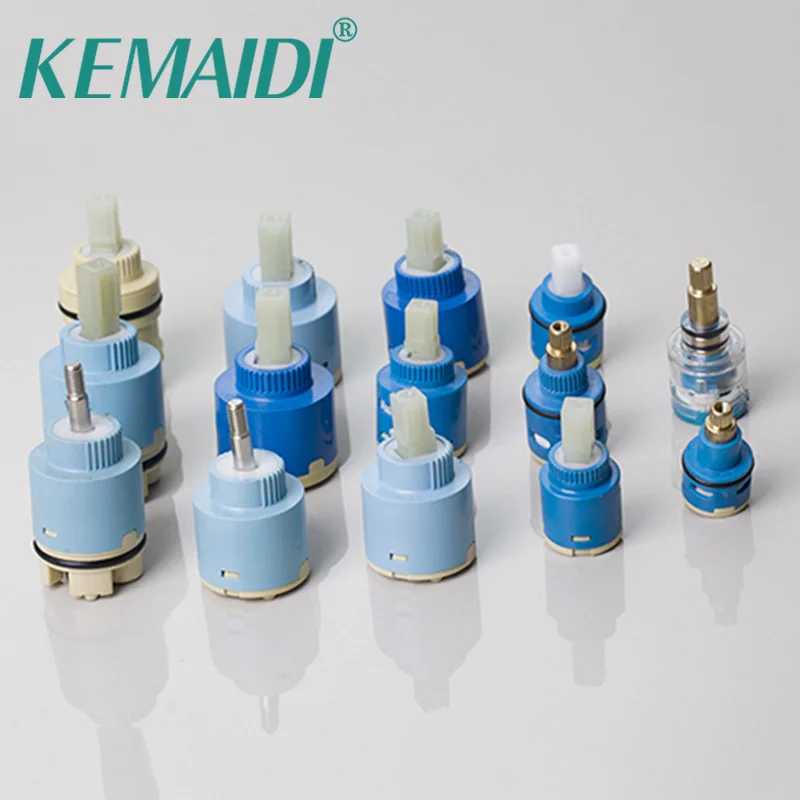 Brass Mixer Tap Valve Cartridge | Ceramic Plate Spool | For Lever Faucets - Thumbnail 2
