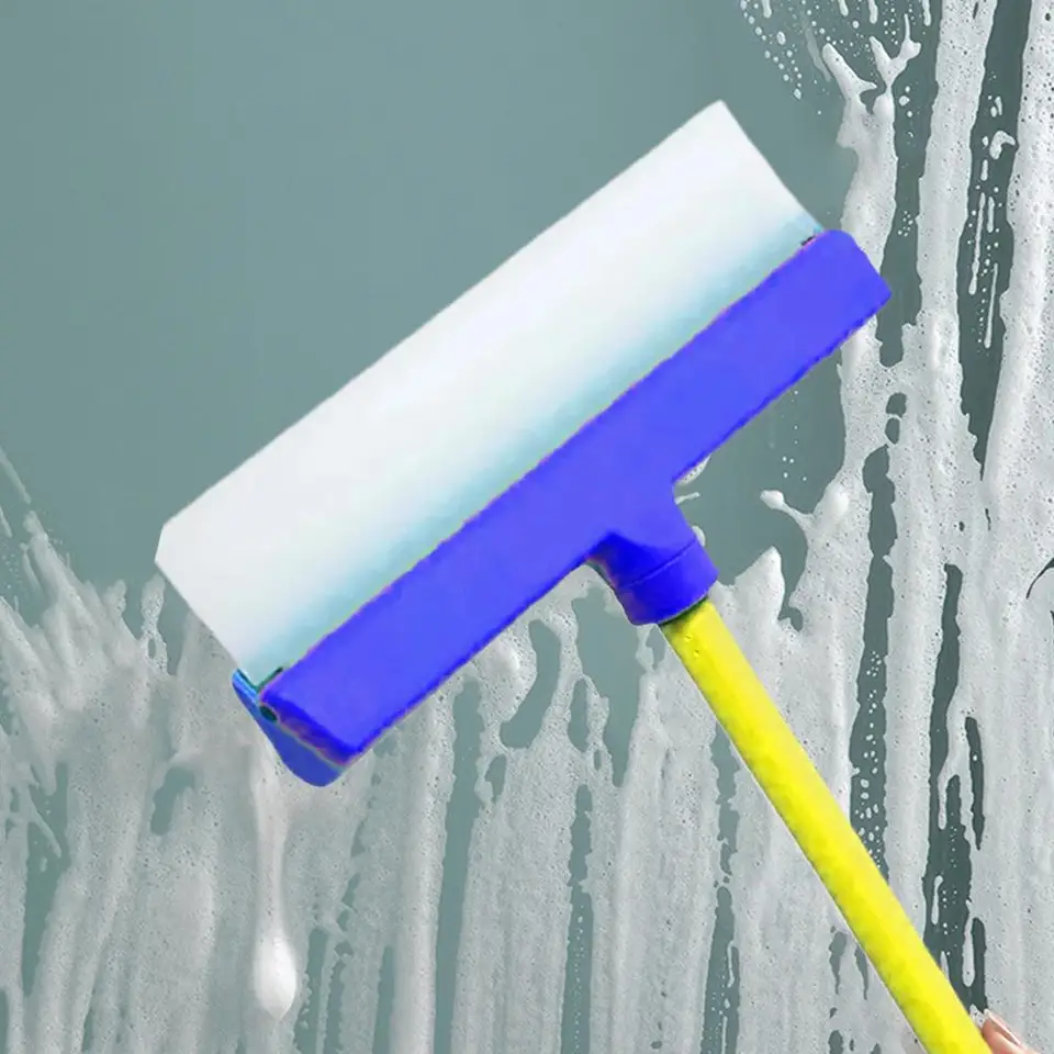 Window Squeegee Kit | 12-Inch Silicone Blade | Car & Glass Cleaning Tool - Thumbnail 2